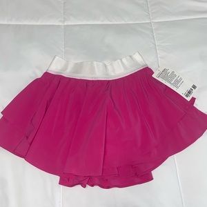 Lululemon Sonic Pink Court Rival Skirt